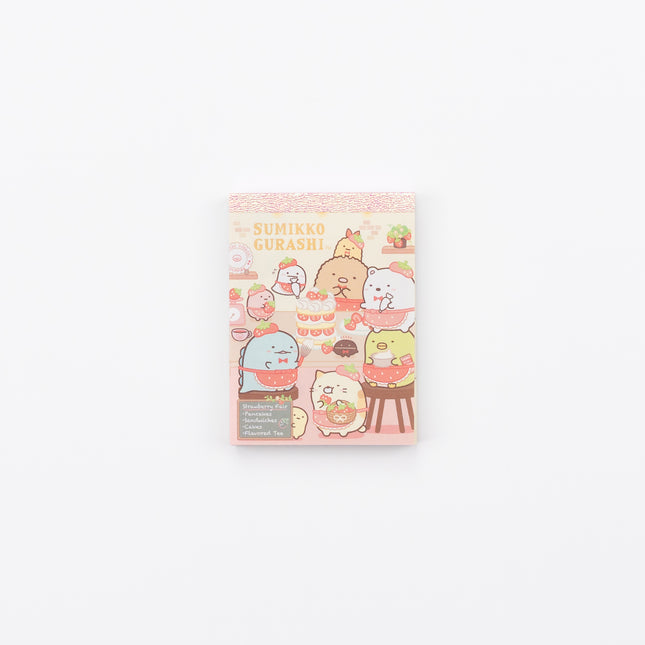 SAN-X Sumikkogurashi Memo Strawberry pancake
