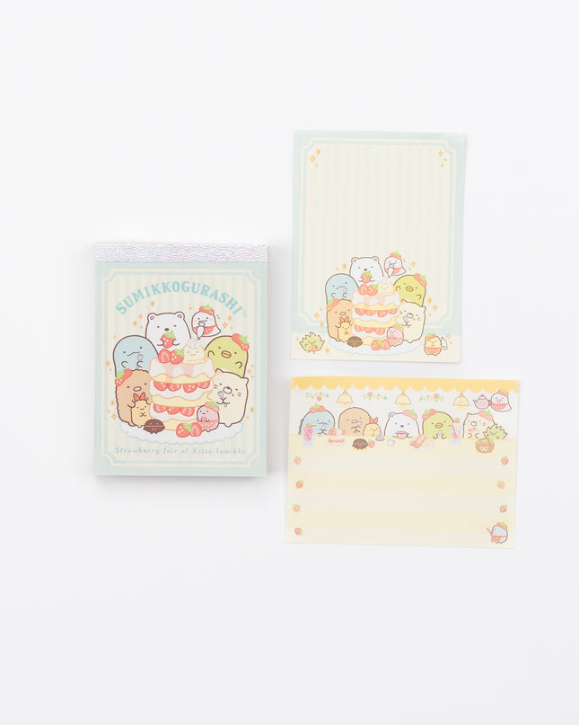 SAN-X Sumikkogurashi Memo Strawberry giant cake details