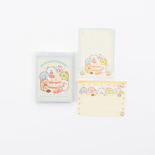 SAN-X Sumikkogurashi Memo Strawberry giant cake details