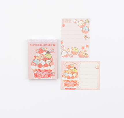 SAN-X Sumikkogurashi Memo Strawberry Parfait  details