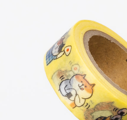 MIND WAVE Gorogoro Nyasuke Masking Tape close up
