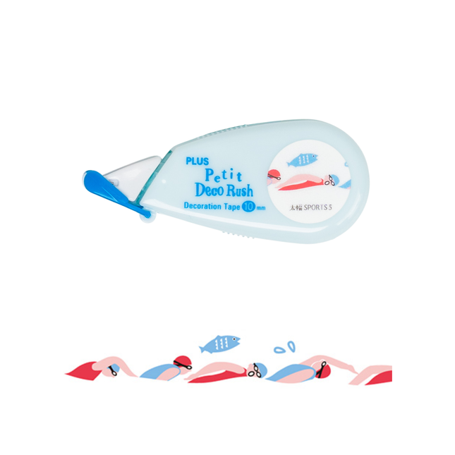PLUS Petit Deco Rush SPORTS! Pattern 10mm swimimg