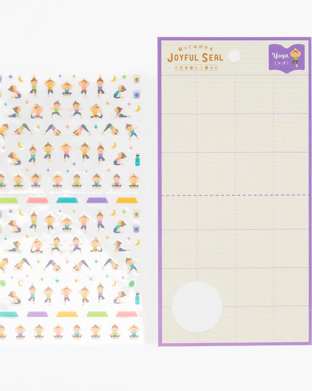 RYURYU Joyful Sticker (Yoga/Stretch/Dance) - ZenPop Japan Stationery Store