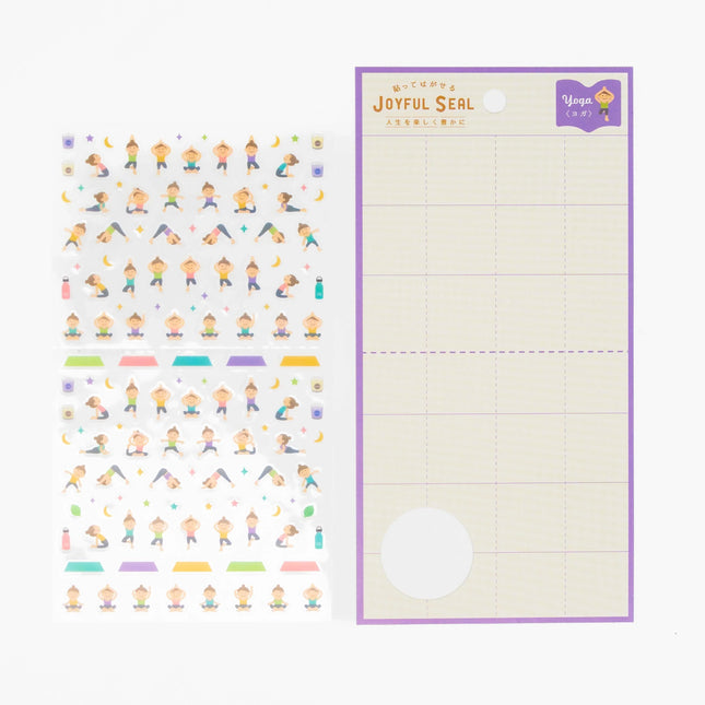 RYURYU Joyful Sticker (Yoga/Stretch/Dance) - ZenPop Japan Stationery Store