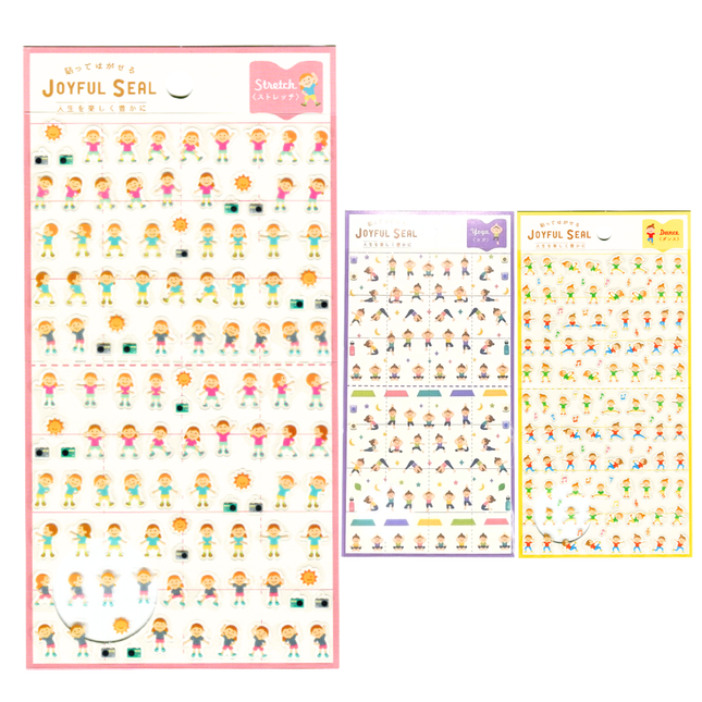 RYURYU Joyful Sticker (Yoga/Stretch/Dance)
