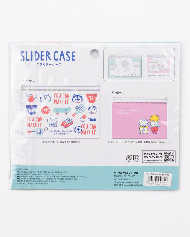 MIND WAVE Gorogoro Nyansuke x shibanban Collaboration Slider Case back