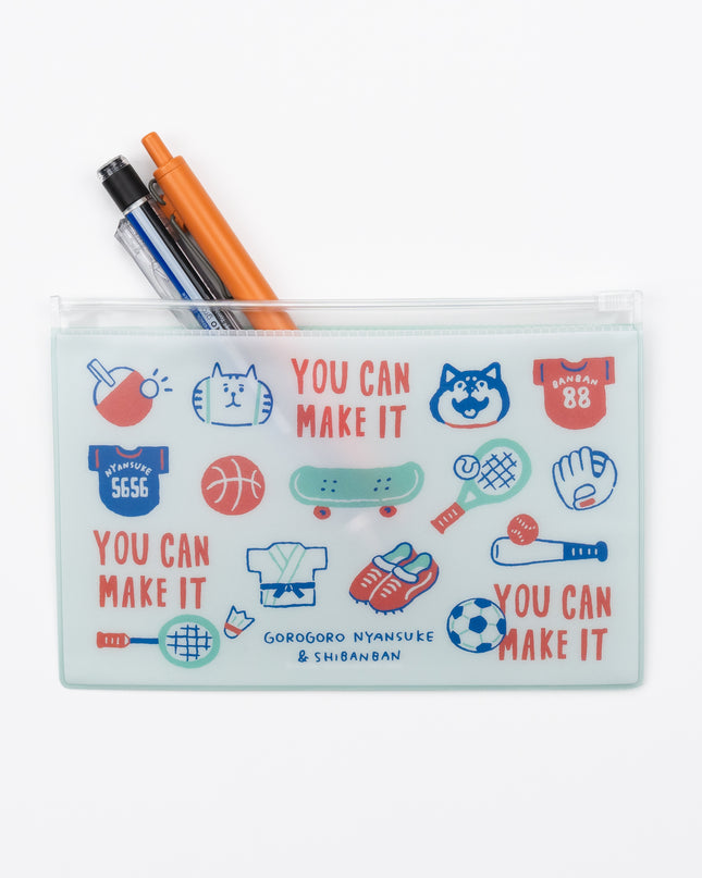 MIND WAVE Gorogoro Nyansuke x shibanban Collaboration Slider Case with pen