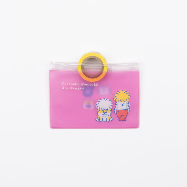 MIND WAVE Gorogoro Nyansuke x shibanban Collaboration Slider Case back with masking tape