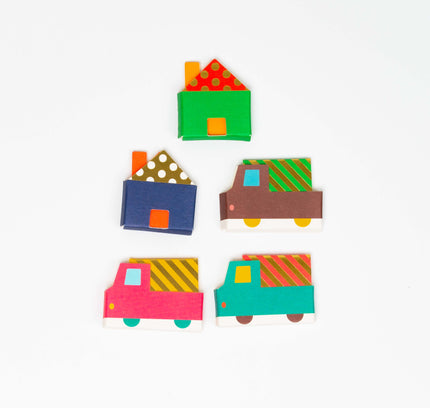 RYURYU House & Truck Box Cards - ZenPop Japan Stationery Store