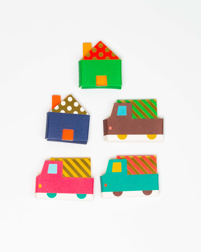 RYURYU House & Truck Box Cards - ZenPop Japan Stationery Store