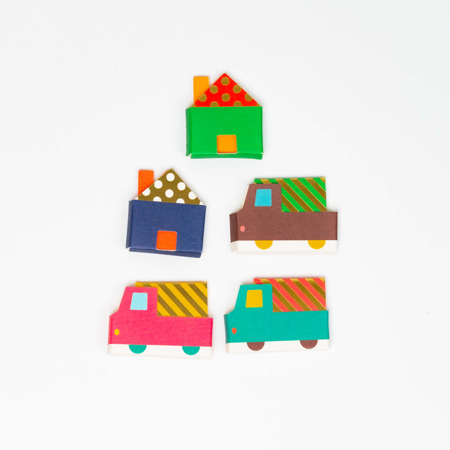 RYURYU House & Truck Box Cards - ZenPop Japan Stationery Store