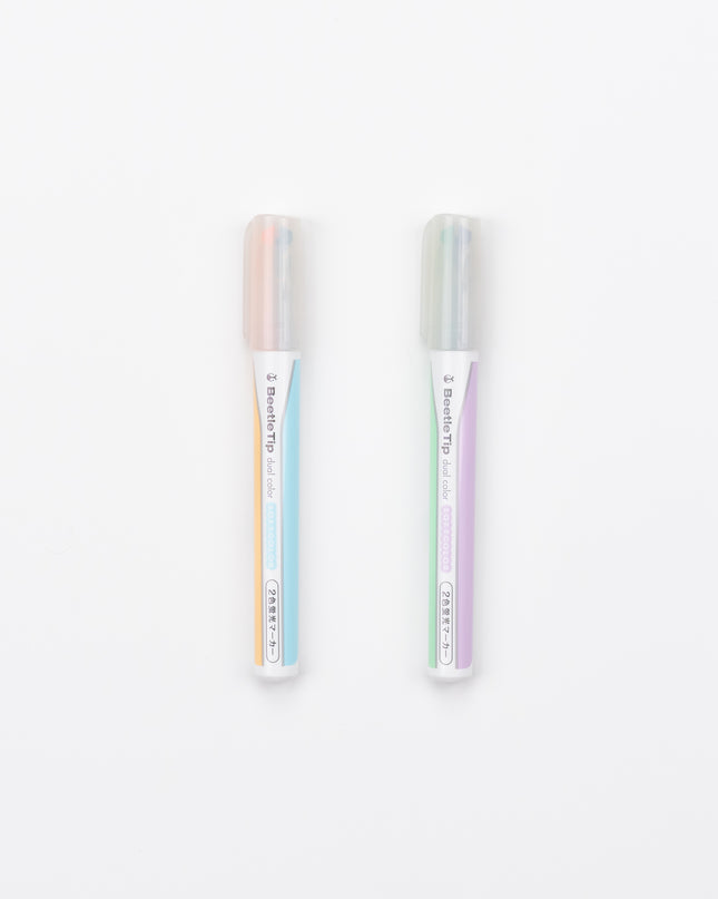 KOKUYO Beetle Tip Dual Color Highlight Marker