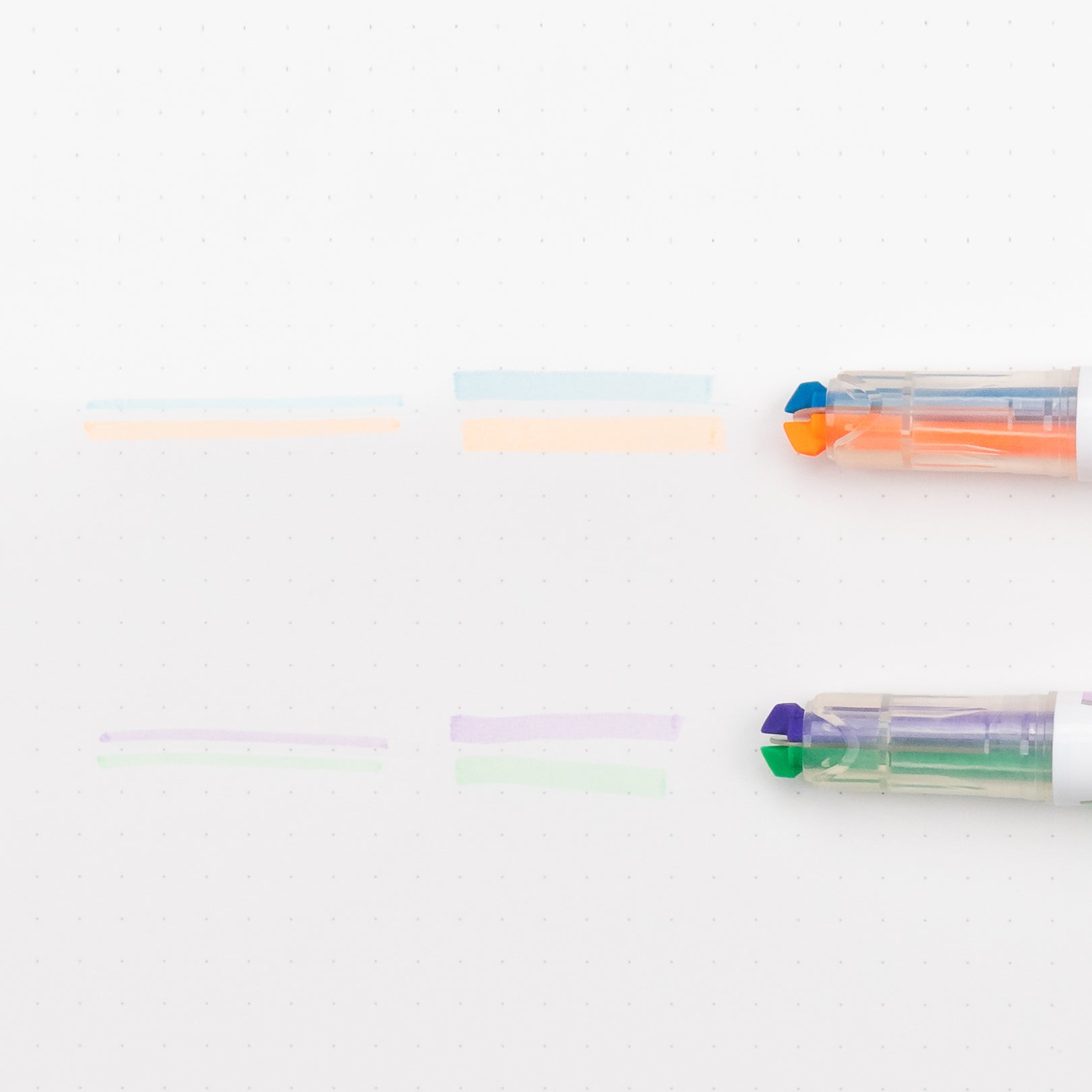 KOKUYO Beetle Tip Dual Color Highlight Marker