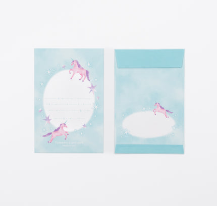 MIND WAVE Letter Set Unicorn blue