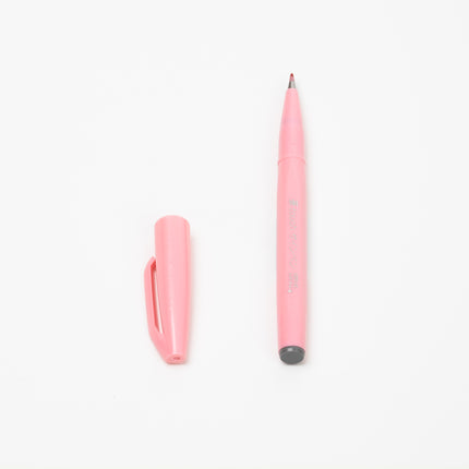 PENTEL Fude Touch Sign Pen Pink - ZenPop Japan Stationery Store