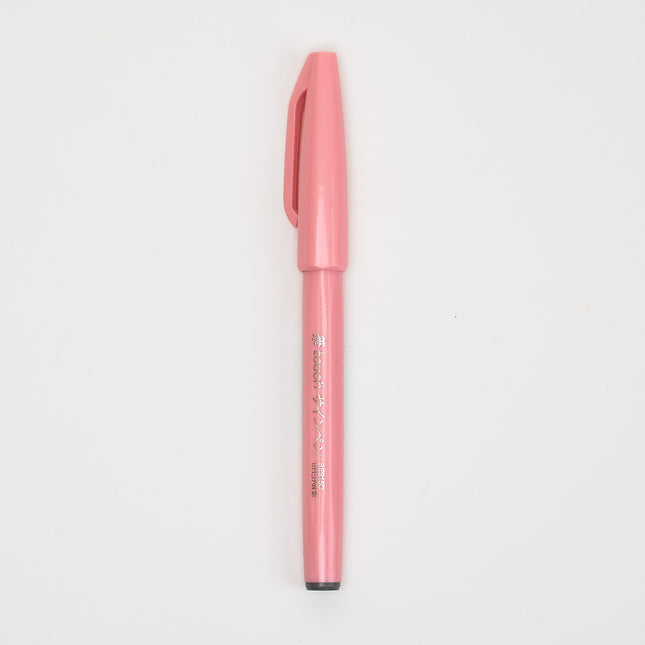 PENTEL Fude Touch Sign Pen Pink - ZenPop Japan Stationery Store