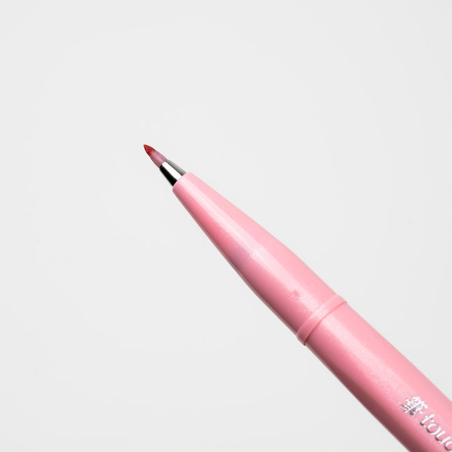 PENTEL Fude Touch Sign Pen Pink - ZenPop Japan Stationery Store
