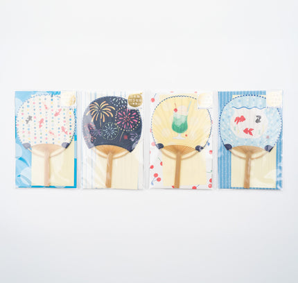 ACTIVE CORPORATION Summer Bamboo Uchiwa Fan Card