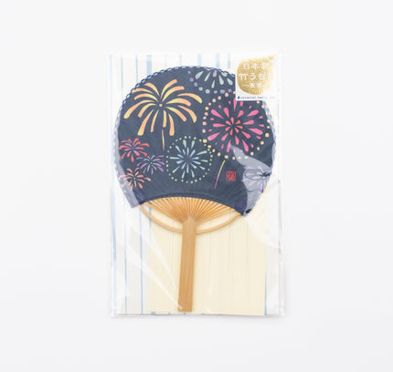 ACTIVE CORPORATION Summer Bamboo Uchiwa Fan Card firework