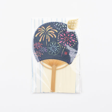 ACTIVE CORPORATION Summer Bamboo Uchiwa Fan Card firework