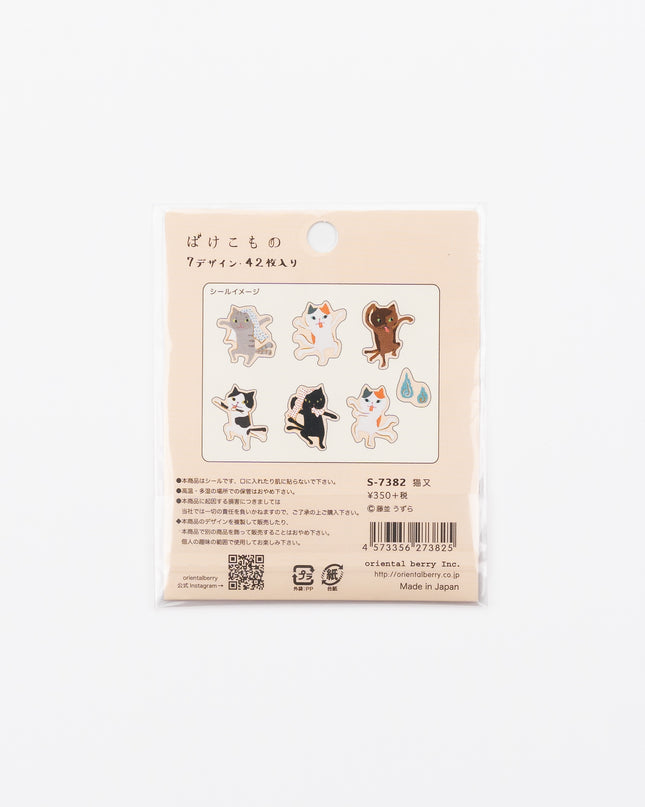 ORIENTALBERRY Bekekomono Sticker cat back
