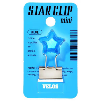 VELOS Star Shape Clip Blue