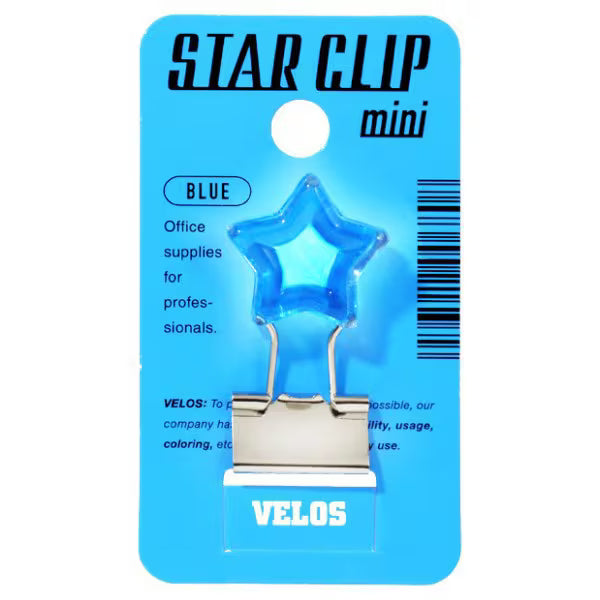 VELOS Star Shape Clip Blue