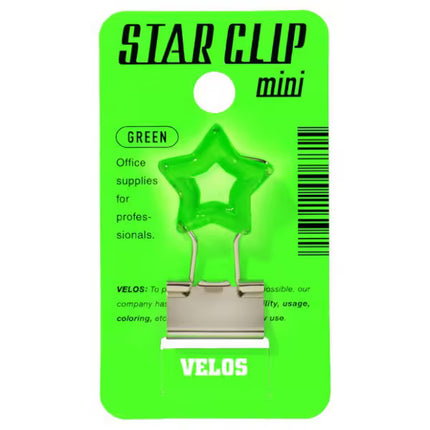 VELOS Star Shape Clip Green