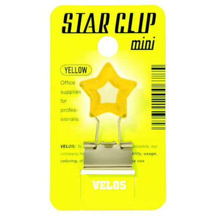 VELOS Star Shape Clip Yellow