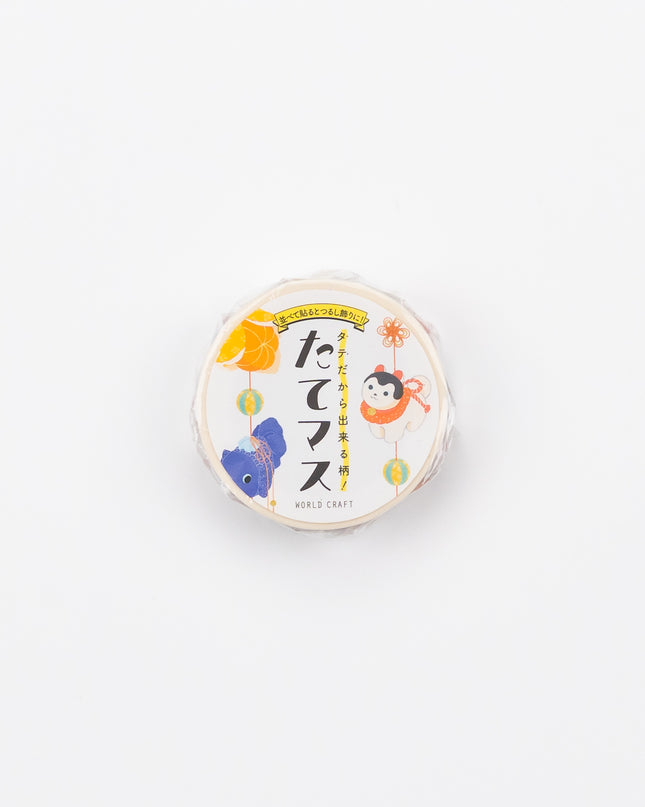 WORLD CRAFT Vertical Masking Tape 15mm Hanging Ornaments