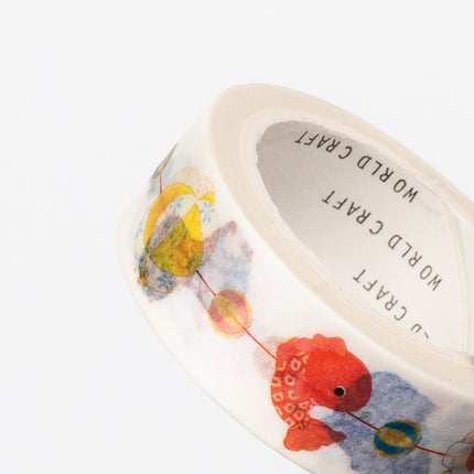 WORLD CRAFT Vertical Masking Tape 15mm Hanging Ornaments close up