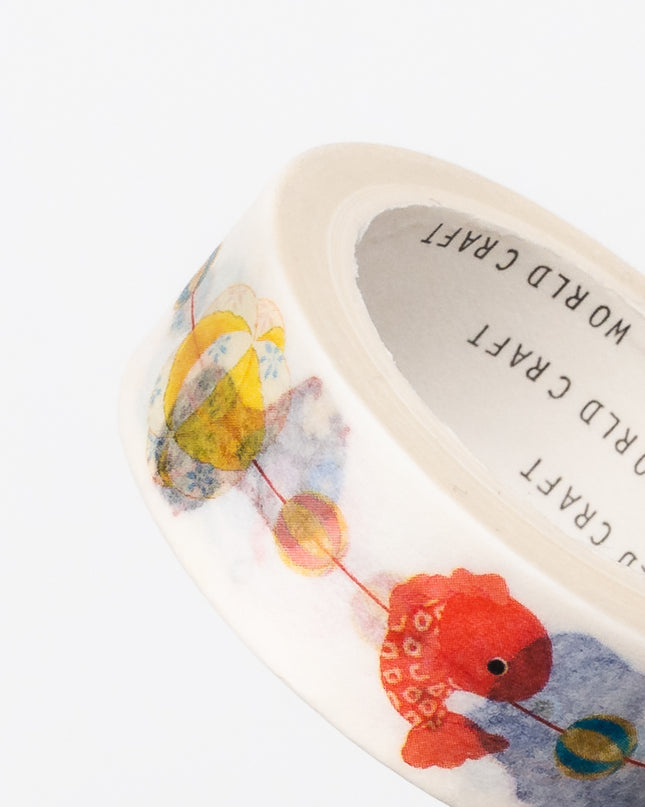 WORLD CRAFT Vertical Masking Tape 15mm Hanging Ornaments close up