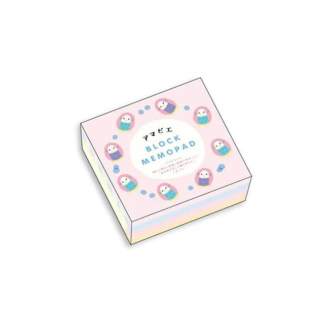 ORIENTAL BERRY Amabie Block Memo Pad pink