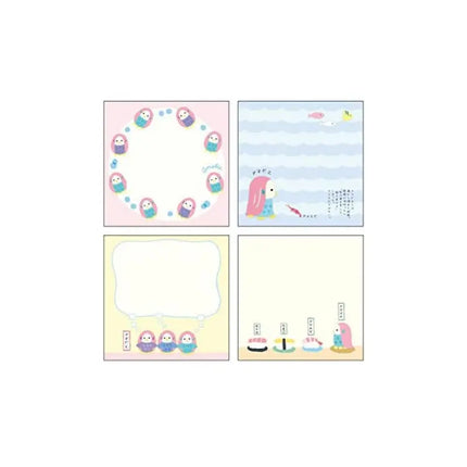 ORIENTAL BERRY Amabie Block Memo Pad pink inside