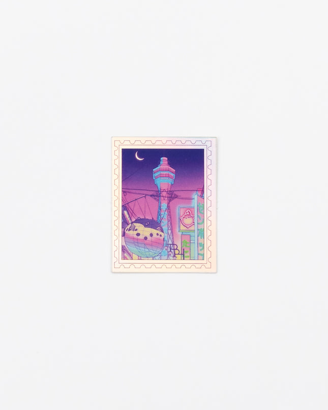 Surudenise x ZenPop Osaka Sticker (Tsutenkaku)
