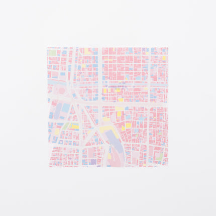 ZENRIN Map Wrap Notepad inside