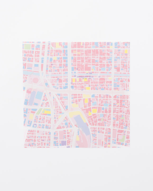 ZENRIN Map Wrap Notepad inside