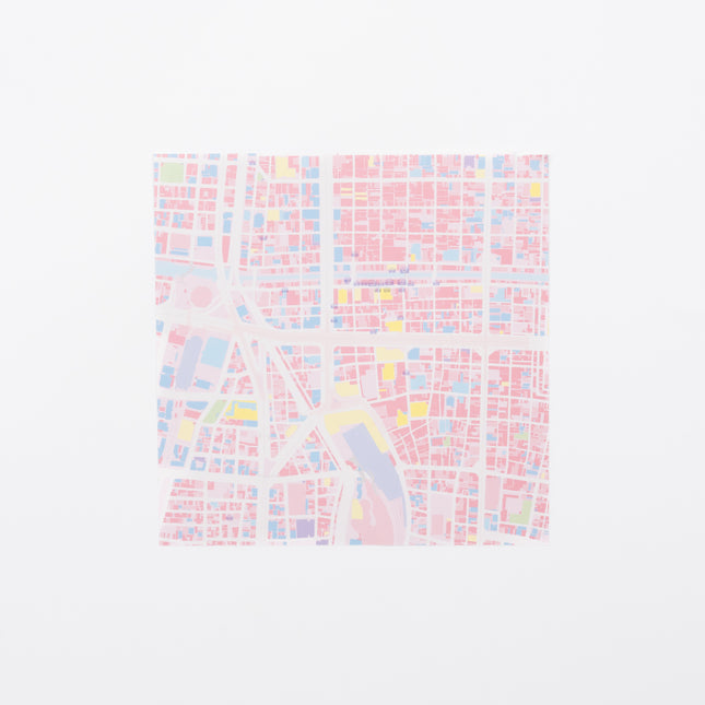 ZENRIN Map Wrap Notepad inside