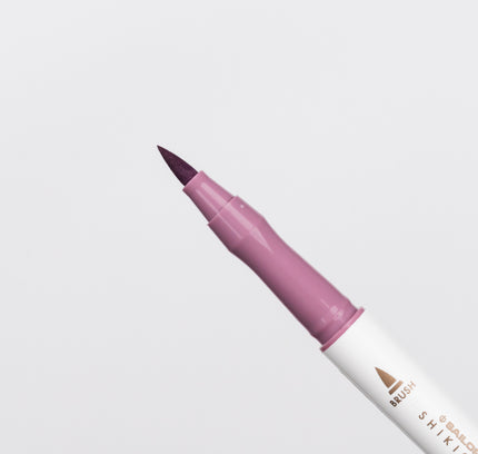SAILOR Shikiori Marker purple brush tip close up