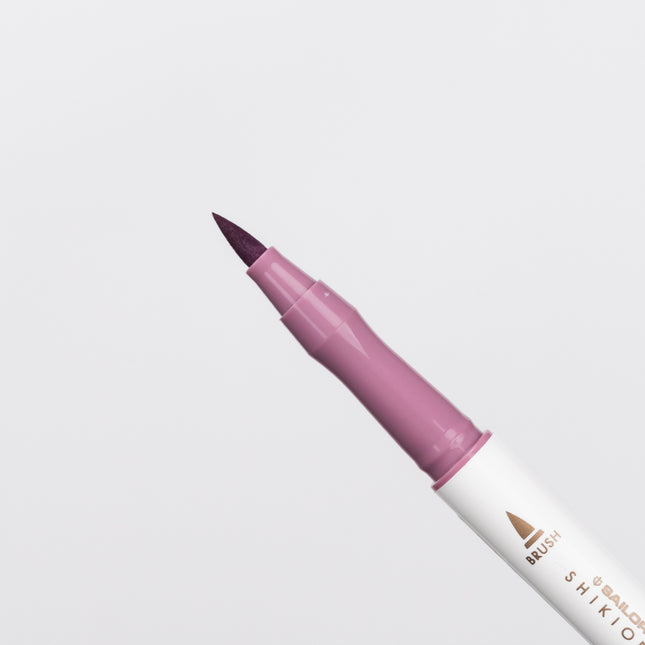 SAILOR Shikiori Marker purple brush tip close up