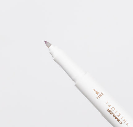 SAILOR Shikiori Marker purple fine tip close up