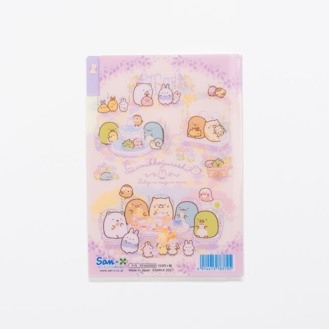 SAN-X Sumikko File pink back