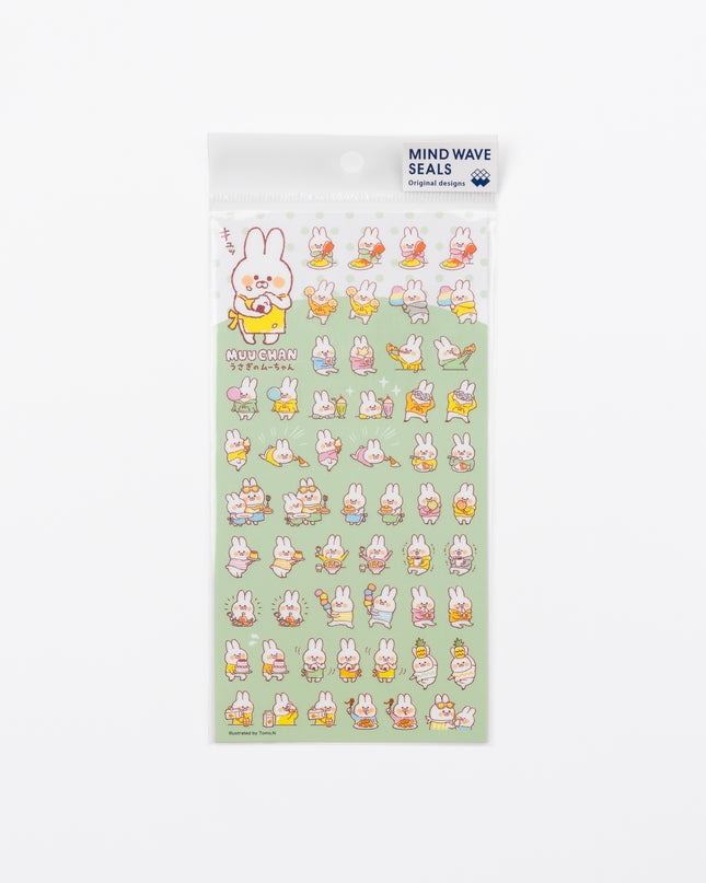 MIND WAVE Puchipuchi Usagi no Muchan Gohan Sticker