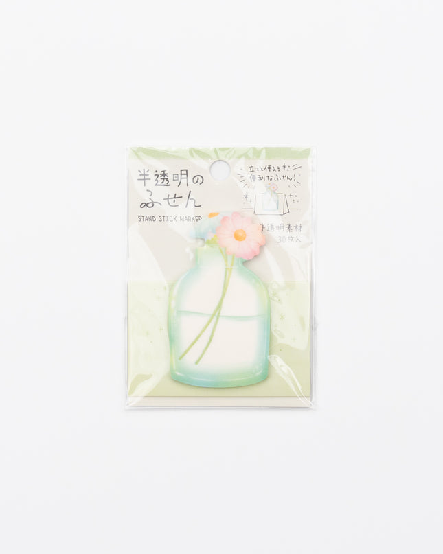 MIND WAVE Semi-transparent Flower vase Sticky Note