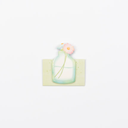 MIND WAVE Semi-transparent Flower vase Sticky Note