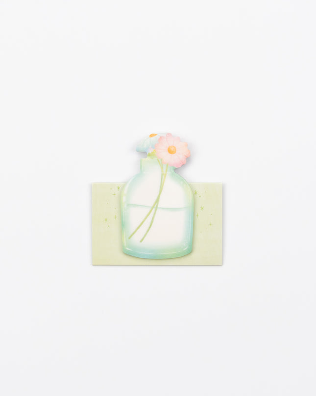 MIND WAVE Semi-transparent Flower vase Sticky Note
