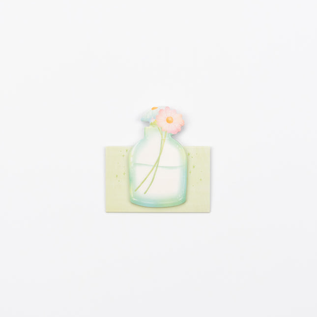MIND WAVE Semi-transparent Flower vase Sticky Note