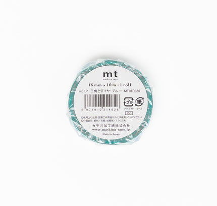 MT Triangle and Blue Diamond Washi Adhesive Tape - ZenPop Japan Stationery Store