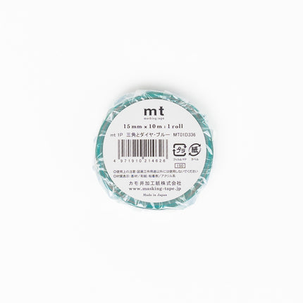 MT Triangle and Blue Diamond Washi Adhesive Tape - ZenPop Japan Stationery Store