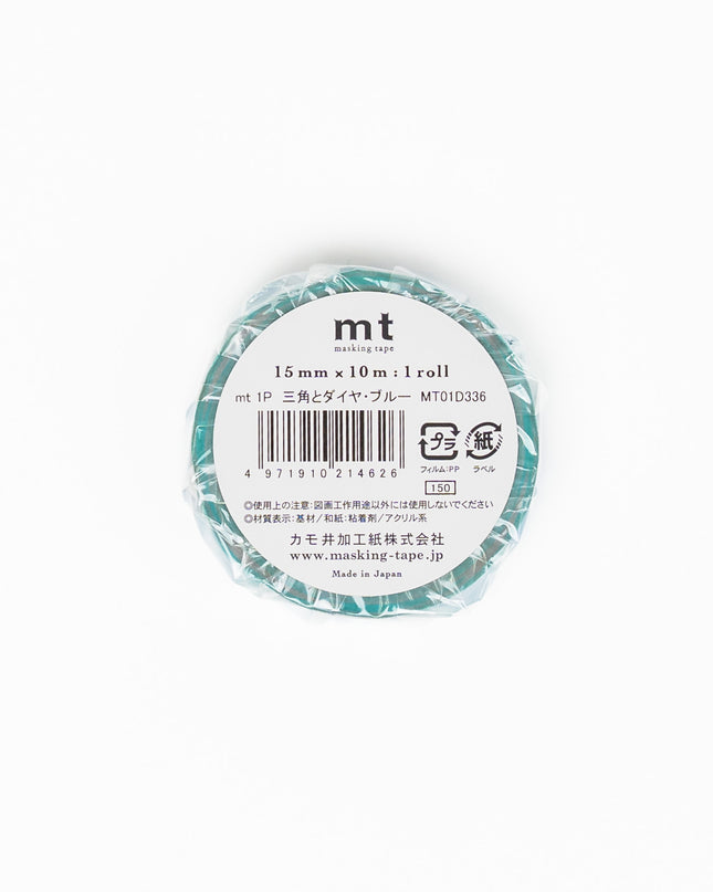 MT Triangle and Blue Diamond Washi Adhesive Tape - ZenPop Japan Stationery Store